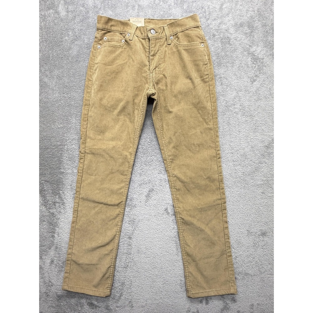 Levi's Pants Mens‎ Measured 29x29 Beige Chino Slim Corduroy 511 Slim Stretch